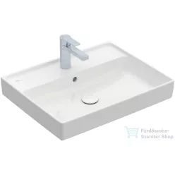   Villeroy & Boch Collaro 60x47 cm-es mosdó 1 csaplyukkal, csiszolt aljú, ceramicPlus felület 4A33 6G R1 ( 4A336GR1 )