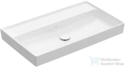 Villeroy & Boch Collaro 80x47 cm-es mosdó csaplyuk nélkül, CeramicPlus felülettel 4A33 83 R1 ( 4A3383R1 )