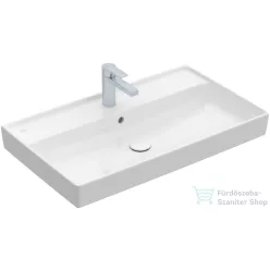   Villeroy & Boch Collaro 80x47 cm-es mosdó 1 csaplyukkal, csiszolt aljú 4A33 8G 01 ( 4A338G01 )