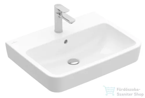 Villeroy & Boch O.Novo 65x46 cm-es mosdó, CeramicPlus bevonat 4A41 65 R1 ( 4A4165R1 )