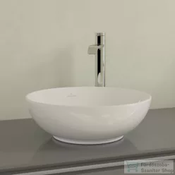   Villeroy & Boch Loop & Friends 38cm-es ráültethető mosdó túlfolyó nélkül, fehér színben, Ceramic Plus bevonat 4A45 01 R1 ( 4A4501R1 )
