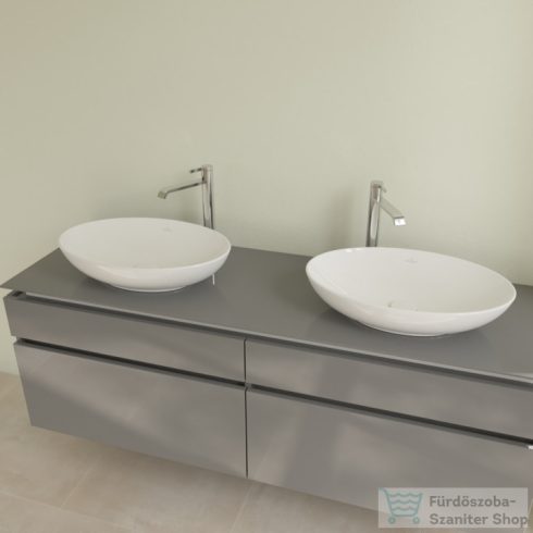 Villeroy & Boch Loop & Friends 56x38 ráültethető mosdó túlfolyó nélkül, fehér színben 4A47 01 01 ( 4A470101 )