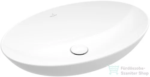 Villeroy & Boch Loop & Friends 56x38 ráültethető mosdó túlfolyó nélkül, fehér színben, Ceramic Plus bevonat 4A47 01 R1 ( 4A4701R1 )