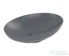 Villeroy & Boch Loop & Friends 62x42 ráültethető mosdó túlfolyó nélkül, grafit színben, Ceramic Plus bevonat 4A48 01 i4 ( 4A4801i4 )