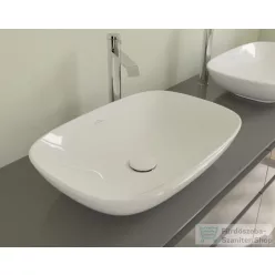   Villeroy & Boch Loop & Friends 56x38 ráültethető mosdó túlfolyóval, fehér színben 4A49 00 01 ( 4A490001 )