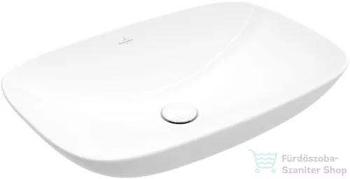 Villeroy & Boch Loop & Friends 56x38 ráültethető mosdó túlfolyóval, fehér színben 4A49 00 01 ( 4A490001 )