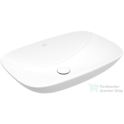 Villeroy & Boch Loop & Friends 56x38 ráültethető mosdó túlfolyóval, fehér színben, Ceramic Plus bevonat 4A49 00 R1 ( 4A4900R1 )