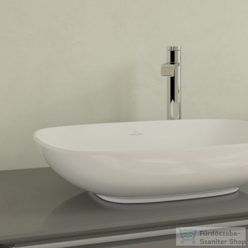 Villeroy & Boch Loop & Friends 56x38 ráültethető mosdó túlfolyóval, fehér színben, Ceramic Plus bevonat 4A49 00 R1 ( 4A4900R1 )