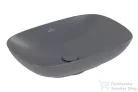 Villeroy & Boch Loop & Friends 62x42 ráültethető mosdó túlfolyó nélkül , grafit színben, Ceramic Plus bevonat 4A50 01 i4 ( 4A5001i4 )