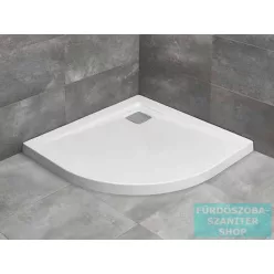   Radaway Argos A 90x90 íves zuhanytálca R399 szögletes zuhanyszifonnal 4AA99-01