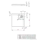 Radaway Argos C 100x100 szögletes zuhanytálca R399 szögletes zuhanyszifonnal 4AC1010-01