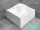 Radaway Korfu C 80x80 szögletes magasított zuhanytálca 4C88400-03