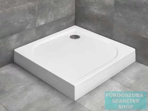 Radaway Delos C 90x90 szögletes zuhanytálca ST 90 zuhanyszifonnal és levehető előlappal 4C99170-03
