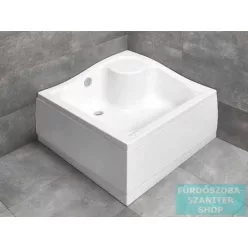   Radaway Korfu C 90x90 szögletes magasított zuhanytálca 4C99400-03