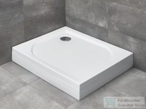 Radaway Delos D 80x75 szögletes zuhanytálca ST 90 zuhanyszifonnal és levehető előlappal balos 4D87514-03L