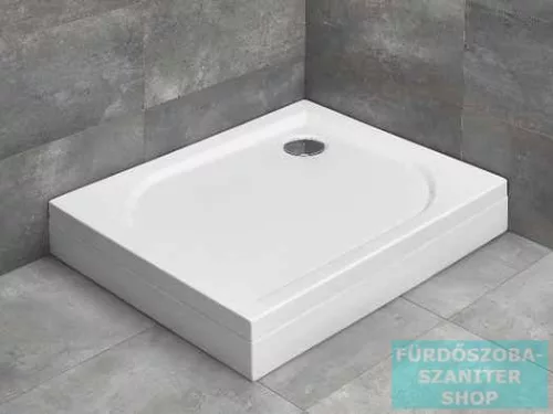Radaway Delos D 80x75 szögletes zuhanytálca ST 90 zuhanyszifonnal és levehető előlappal jobbos 4D87514-03R
