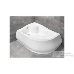   Radaway Korfu E 120x90 íves aszimmetrikus magasított zuhanytálca balos 4E91240-03L