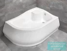Radaway Korfu E 120x90 íves aszimmetrikus magasított zuhanytálca jobbos 4E91240-03R