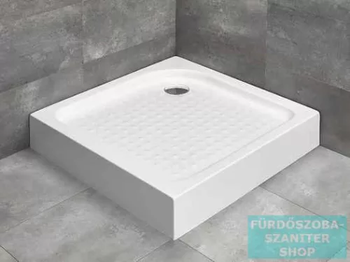 Radaway Rodos C 80x80 szögletes zuhanytálca ST 90 zuhanyszifonnal 4K88155-04