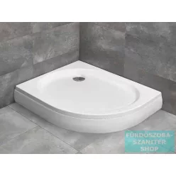   Radaway Patmos E 100x80 íves aszimmetrikus zuhanytálca ST 90 zuhanyszifonnal és levehető előlappal balos 4P81155-03L