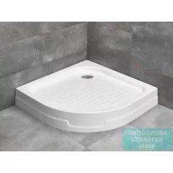   Radaway Rodos A 80x80 íves zuhanytálca ST 90 zuhanyszifonnal 4P88155-03