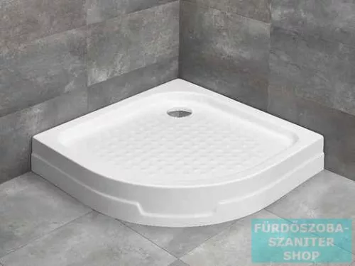 Radaway Rodos A 80x80 íves zuhanytálca ST 90 zuhanyszifonnal 4P88155-03