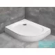 Radaway Patmos E 120x90 íves aszimmetrikus zuhanytálca ST 90 zuhanyszifonnal és levehető előlappal balos 4P91217-03L