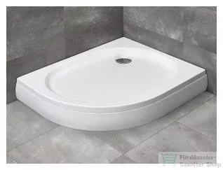 Radaway Patmos E 120x90 íves aszimmetrikus zuhanytálca ST 90 zuhanyszifonnal és levehető előlappal jobbos 4P91217-03R
