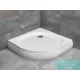 Radaway Patmos A 80x80 íves zuhanytálca ST 90 zuhanyszifonnal és levehető előlappal 4S88155-03