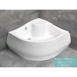   Radaway Korfu A 90x90 íves magasított zuhanytálca 4S99400-03