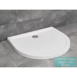   Radaway Delos P 100x90 félköríves zuhanytálca ST 90 zuhanyszifonnal 4Z19035-03N