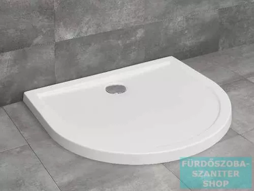 Radaway Delos P 100x90 félköríves zuhanytálca ST 90 zuhanyszifonnal 4Z19035-03N