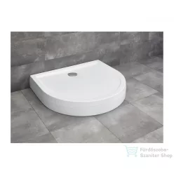   Radaway Delos P 100x90 félköríves zuhanytálca előlppal ST 90 zuhanyszifonnal 4Z19150-03N