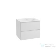   Kielle OUDEE 60x55x46 cm-es 2 fiókos alsószekrény mosdóval,fényes fehér 50002S60