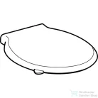 Geberit SELNOVA COMFORT alsó rögzítésű akadálymentes,antibakteriális WC-ülőke,fehér 500.133.00.1