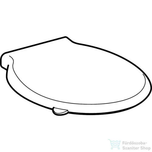 Geberit SELNOVA COMFORT alsó rögzítésű akadálymentes,antibakteriális WC-ülőke,fehér 500.133.00.1