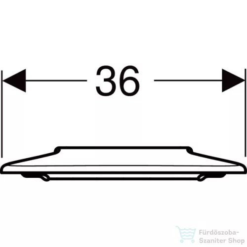 Geberit SELNOVA COMFORT felső rögzítésű akadálymentes,antibakteriális ülőkarima,kármin vörös 500.134.00.2