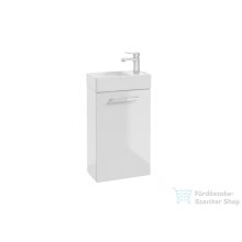   Kielle VEGA 40x22x68 cm-es 1 fiókos alsószekrény mosdóval,fényes fehér 50018S40