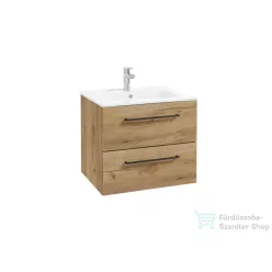   Kielle VEGA 60x50x46 cm-es 2 fiókos alsószekrény mosdóval,aranytölgy 50018S61