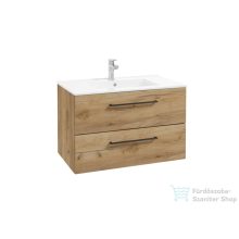  Kielle VEGA 80x50x46 cm-es 2 fiókos alsószekrény mosdóval,aranytölgy 50018S81