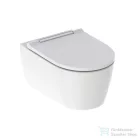 Geberit One fali wc mélyöblítésű, Turboflush, króm díszcsíkos wc ülőkével 500.202.01.1