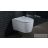 Geberit One fali wc mélyöblítésű, Turboflush,króm díszcsíkos wc ülőkével,matt fehér 500.202.JT.1