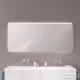 Geberit Xeno² 140x71 cm-es tükör LED világítással,szálcsiszolt alumínium 500.203.00.1
