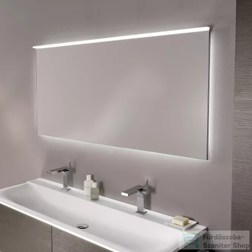 Geberit Xeno² 160x71 cm-es tükör LED világítással,szálcsiszolt alumínium 500.204.00.1