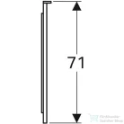 Geberit Xeno² 160x71 cm-es tükör LED világítással,szálcsiszolt alumínium 500.204.00.1