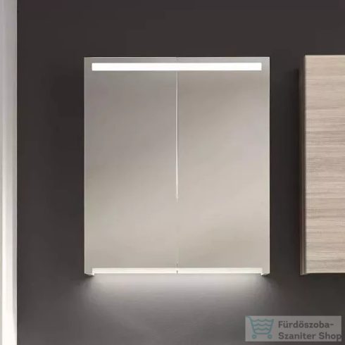 Geberit OPTION 75x70 cm-es kétajtós tükrös szekrény LED világítással,500.205.00.1