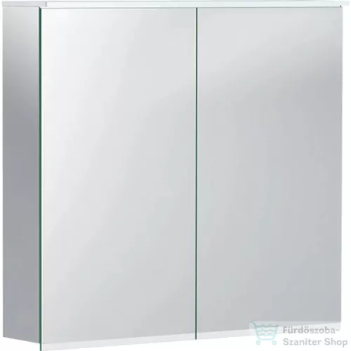 Geberit OPTION PLUS 75x70 cm-es 2 ajtós tükrös szekrény LED világítással,külső/belső tükörrel 500.206.00.1