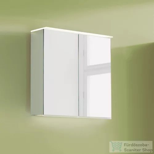 Geberit OPTION PLUS 75x70 cm-es 2 ajtós tükrös szekrény LED világítással,külső/belső tükörrel 500.206.00.1