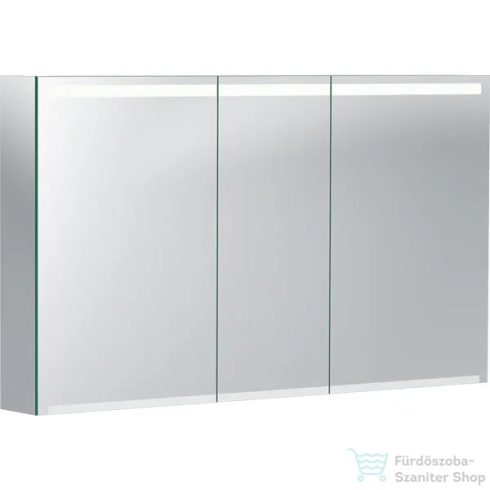 Geberit OPTION 120x70 cm-es 3 ajtós tükrös szekrény alsó/felső LED világítással,külső/belső tükörrel 500.207.00.1