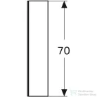 Geberit OPTION 120x70 cm-es 3 ajtós tükrös szekrény alsó/felső LED világítással,külső/belső tükörrel 500.207.00.1